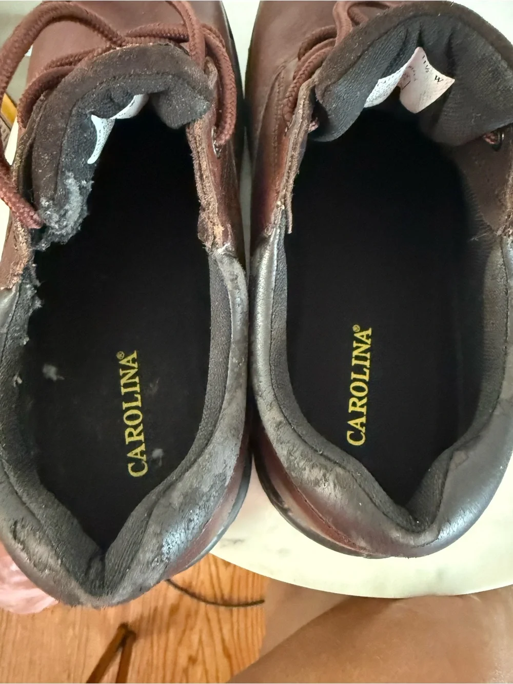 Carolina Braze Men's Work Shoe Size 11.5 W Used Condition see photos